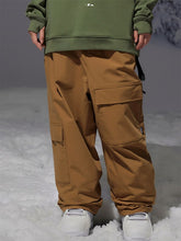 Pantalones de nieve cargo Freestyle Mountain para mujer